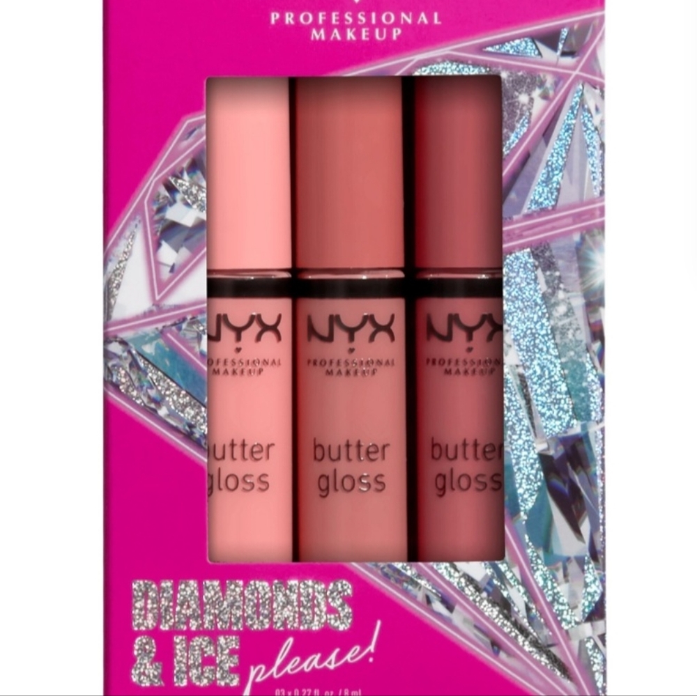 NYX Professional Makeup Diamonds & Ice Butter Gloss Trio